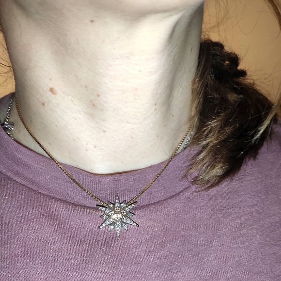 H. Stern 18K Gold Diamond Star Pendant With Yellow Gold Chain Necklace - Picture 11 of 16